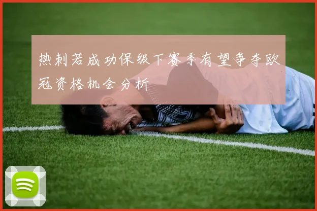 热刺若成功保级下赛季有望争夺欧冠资格机会分析